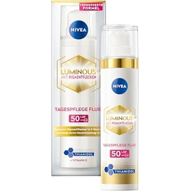 NIVEA NIVEA LUMINOUS630 Anti-pigmentation spots day care fluid, facial care with SPF 50, thiamidol, hyaluronic acid & vitamin E, protects against light-induced skin aging (40 ml)