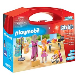 Playmobil 5652 Carrying Case Large Fashion Designer Building Kit