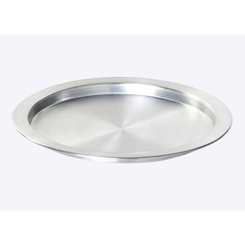 DLK - 18'' XXL - Big Aluminum Kunefe Tray, Kunafa Plate set, Kunefe Pan for Sweet ,Kunafeh or Kadaifi, Silver