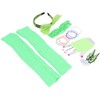 80s Earring Neon Headband Set Accessories Silicone Light Bracelets Headband