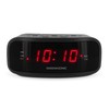Magnasonic Digital AM/FM Clock Radio with Battery Backup, Dual Alarm,