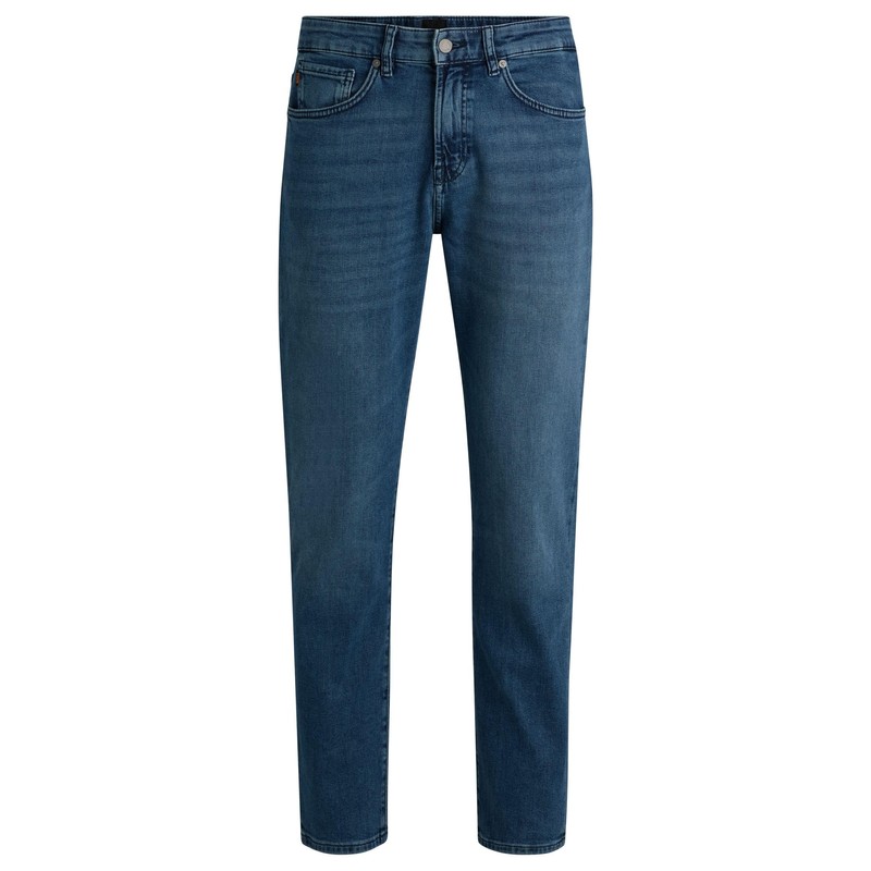 BOSS Men's Re.Maine BC-C Maine Medium Blue Regular Fit Jeans