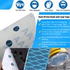 5 Inch 8 Hole Diamond Shape Sanding Discs，400 Grit, 50