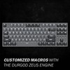 DURGOD K320 Corona White Backlit TKL Mechanical Keyboard | 87
