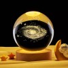 Abigale Lampara De Noche Led 3d Galaxia Bola Cristal Luz