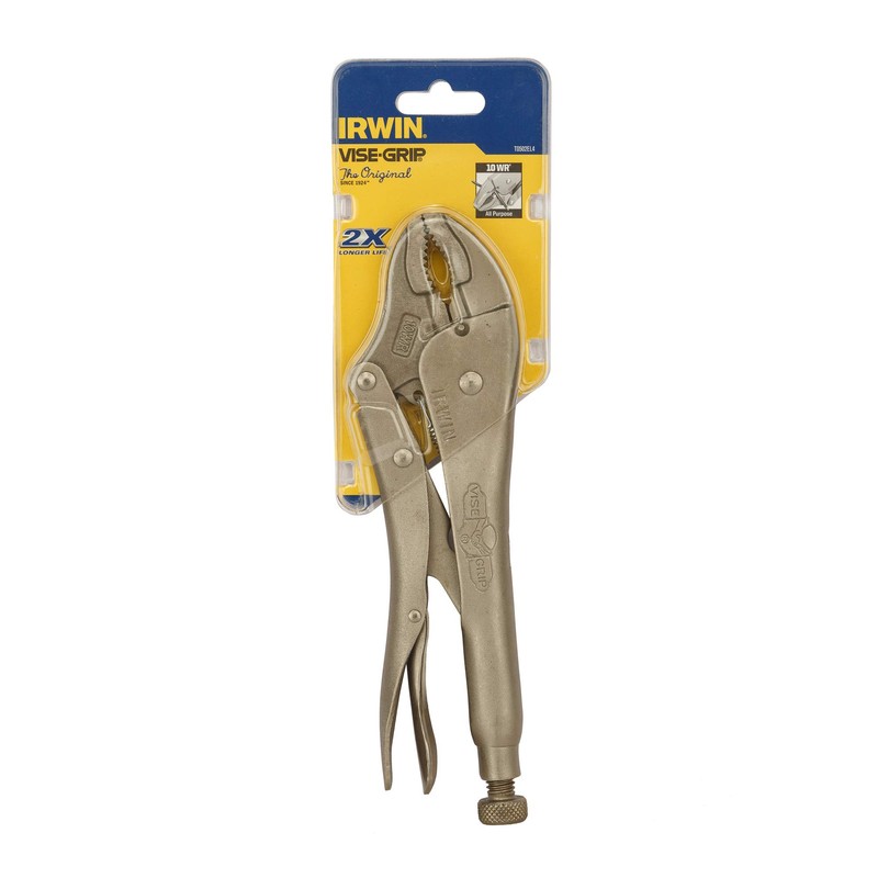 IRWIN Vise-Grip - 10WRC Curved Jaw Locking Pliers with Wire