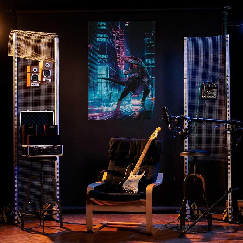 Scorpio Posters Dinosaur in the City - by Jonathan Gay