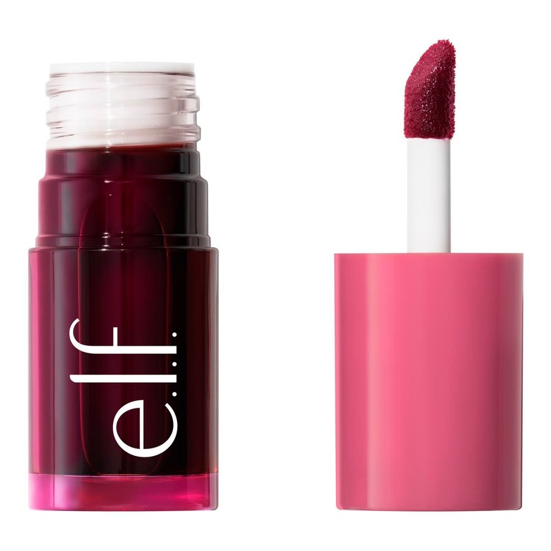 e.l.f. Cosmetics Sheer For It Rubor Líquido Traslúcido Ciruela Profunda
