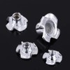 Eujgoov 4 Prong Zinc Plated Carbon Steel T Nuts for
