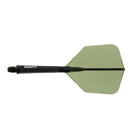 CUESOUL ROST 77 Integrated Dart Shaft and Flight, Big Wing Shape, Set of 3 (Clear Colour Series)