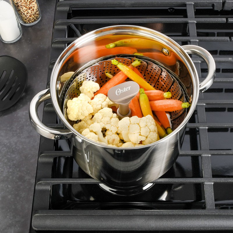 Oster Sangerfield Stainless Steel Expandable Steamer Insert 7 to 10.5