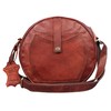 Madosh, Women's Genuine Leather Crossbody Semi-Circle Shape Purse Round Shoulder