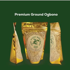 Cees Ground Ogbono 3oz (Wild African Mango Seed Powder) – Enjoy The Authentic Rich, Nutty Soup Thickener – Premium Quality for Delicious Egusi Soup & Ogbono Soup | Gluten-Free, Vegan-Friendly