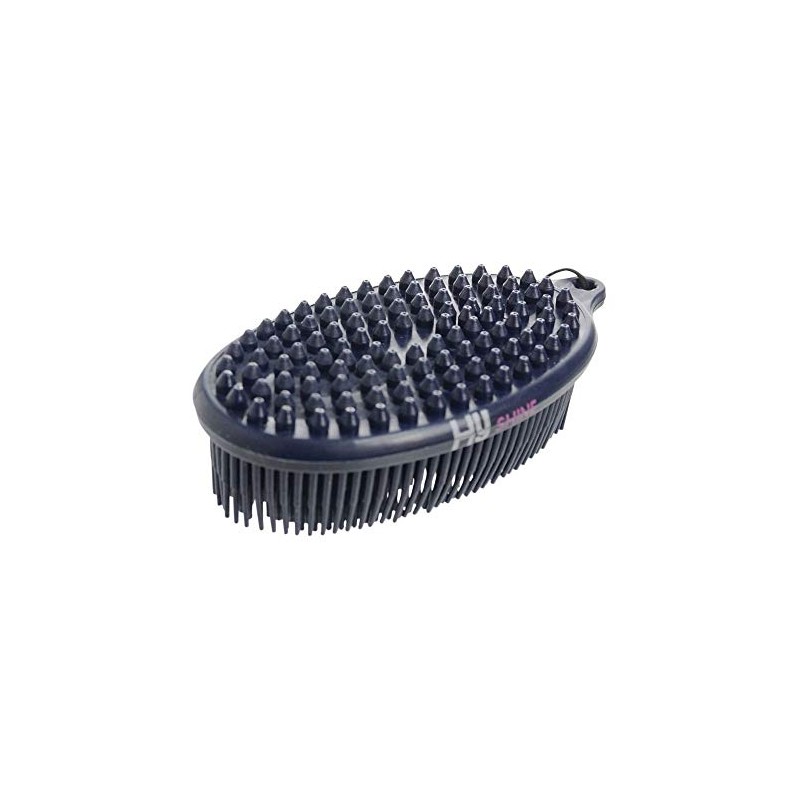 Hyshine Pebble Gentle Massage Therapy Brush/Dirt Remover - Grooming/Care-Purple