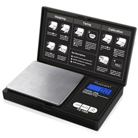 Fuzion Digital Pocket Gram Scale 1000g/0.1g, Small Digital Scales Grams Ounces Grains, Herb Scale, Jewelry Scale, Portable Travel Food Scale