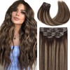 Loxxy Human Hair Extensions Glam Seamless Clip in Hair Extensions
