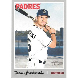 Travis Jankowski 2019 Topps Heritage San Diego Padres Card #234