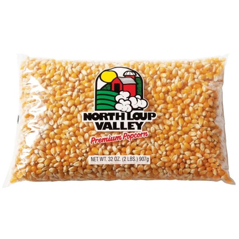 Popcorn County USA | Burlap Bag Yellow Un-Popped Popcorn Kernels