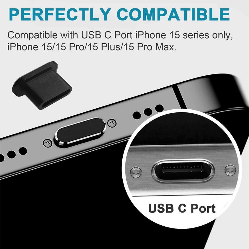 USB C Dust Plug 15, 16 USB C Port Cover