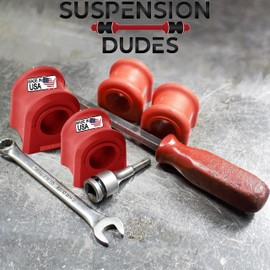 suspension dudes (2) Bujes de barra estabilizadora delantera para Ford F-150 2004-2008