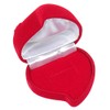 ELEDORO Heart Jewellery Case for Wedding Rings Friendship Rings Partner