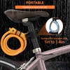 Monotre Bike Lock, 3.9 Feet 4-Digit Resettable Combination Password Anti-Theft