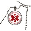 Medical Alert Kidney Transplant Pendant Necklace