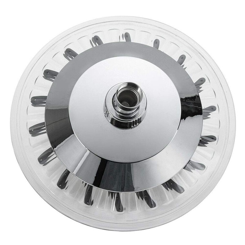 LED Shower Head 8 inch, Auto Color Changing LED Shower