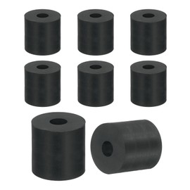 sourcing map 8Pcs Thick Rubber Spacer, 1 Inch OD x 5/16 Inch ID x 1 Inch Thickness