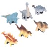 6Pcs Dinosaur Pull Back Car Children Model Simulation Brachiosaurus Tyrannosaurus