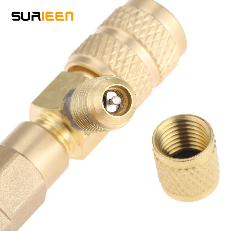 SURIEEN R410A R22 Valve Core Remover Installer Tool with Dual