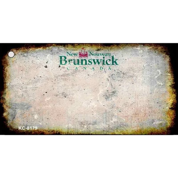 SB New Brunswick Rusty Blank Key Chain KC-8179