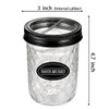 Amolliar Mason Jar Toothbrush Holder - Rustproof Stainless Steel -