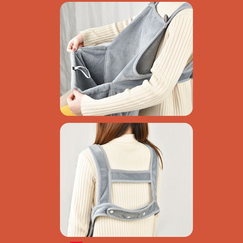 Cat Carrier Apron with Sleeping Pocket Large Space Drawstring Opening