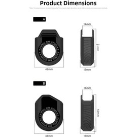 Protector de brazo de manivela de TPU para bicicletas con protección contra arañazos y posicionamiento fiable en bielas de 38 mm x 14 mm