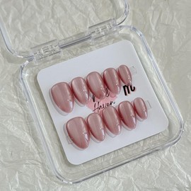 NailHaven| cat eye collection |all kinds of cat eye nails| short press-on nails   |cute nails| nails | acrylic press-on| fake nails |Handmade | high quality Press on nails 10 pcs|reusable nails|nail art|nail charm|handmade press ons|uña sacri lic as:_wine_S