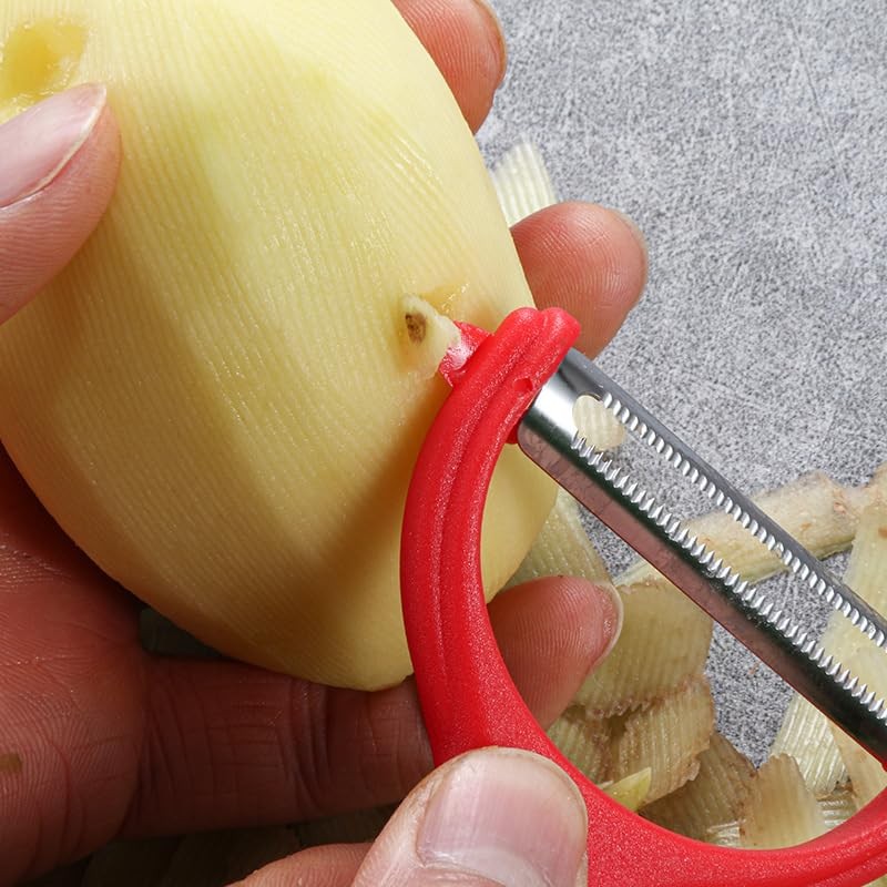 Luszmoax Peeler-Vegetable-Potatoes-Carrot-Fruit-Apple Stainless Steel Y Peelers for Kitchen