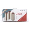 Glvaner Small Pipe, Copper Crimp Terminal, Splice, Terminal Sleeve, Copper