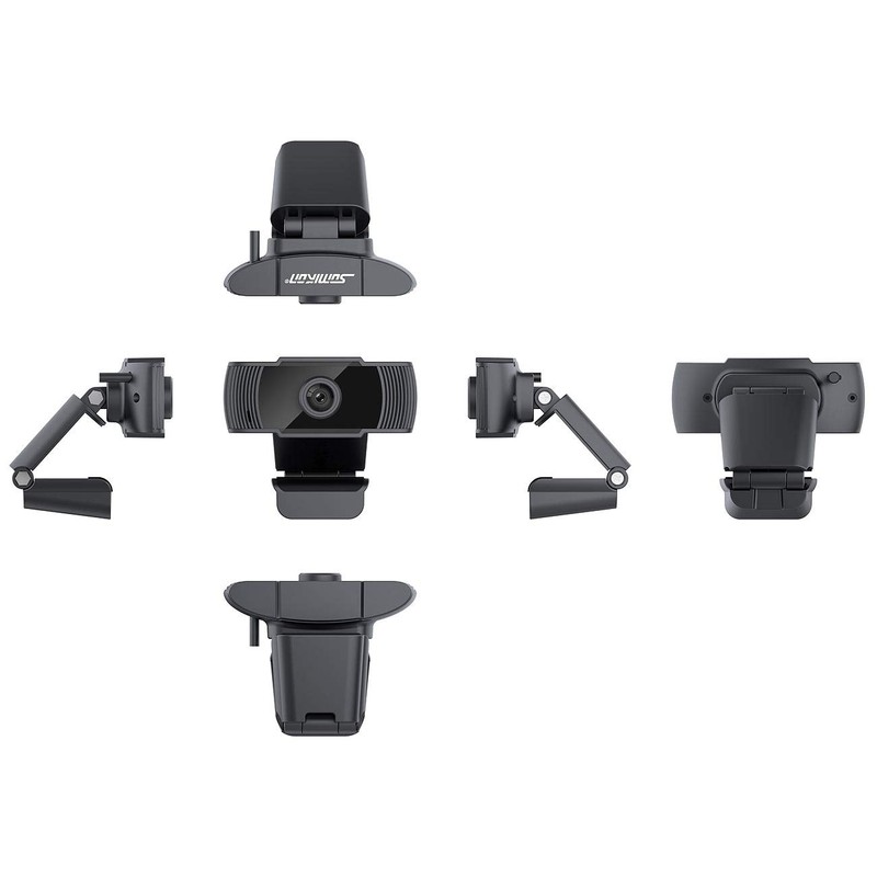 Somikon Web Camera Full HD USB Webcam with Microphone for