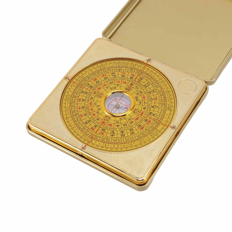 Feng Shui Luo Pan Iron Precise with Flipping Cover Feng