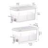 Drinks Dispenser with Faucet, Water Dispenser for Refrigerator, Plastic Water