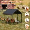 Large Metal Chicken Coop, Chicken Runs for Yard with Waterproof