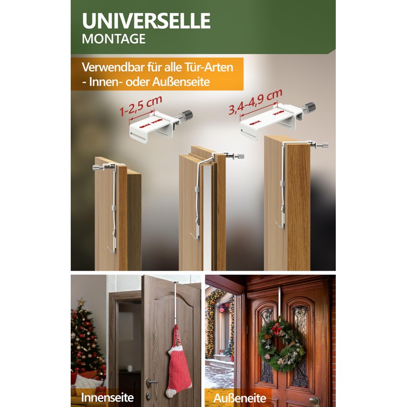 4smile Bicycle Towing Hitch Door Bicycle Trailer Hook, White