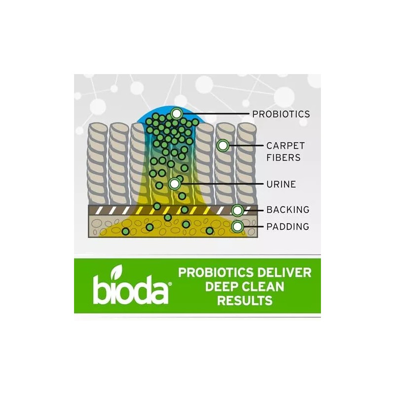 Bioda Commercial Strength Enzymatic Stain & Odor Eliminator for Pets