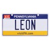 USA State Plate with Name. Aluminium Name Plate, Wall Sign,