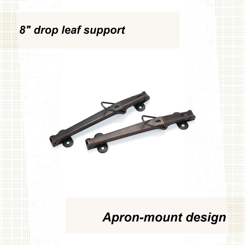 Drop Leaf Support 8 Inch Pair