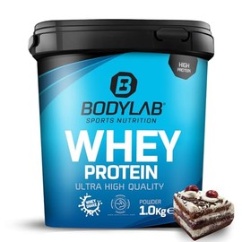 Bodylab24 Whey Protein Pulver, Schwarzwälder Kirsch, 1kg