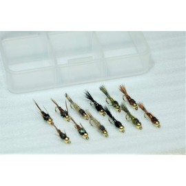 Fly Shop Complete Fly Set SD Selection Tungsten Bead Head Nymphs #12 12