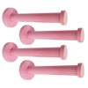 NELXULAS Pink Stainless Steel Single Super Heavy Duty Wall Mount
