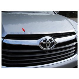 QAA is Compatible with 2014-2019 Toyota Highlander 1 Piece Stainless Hood Vent Trim HT14110